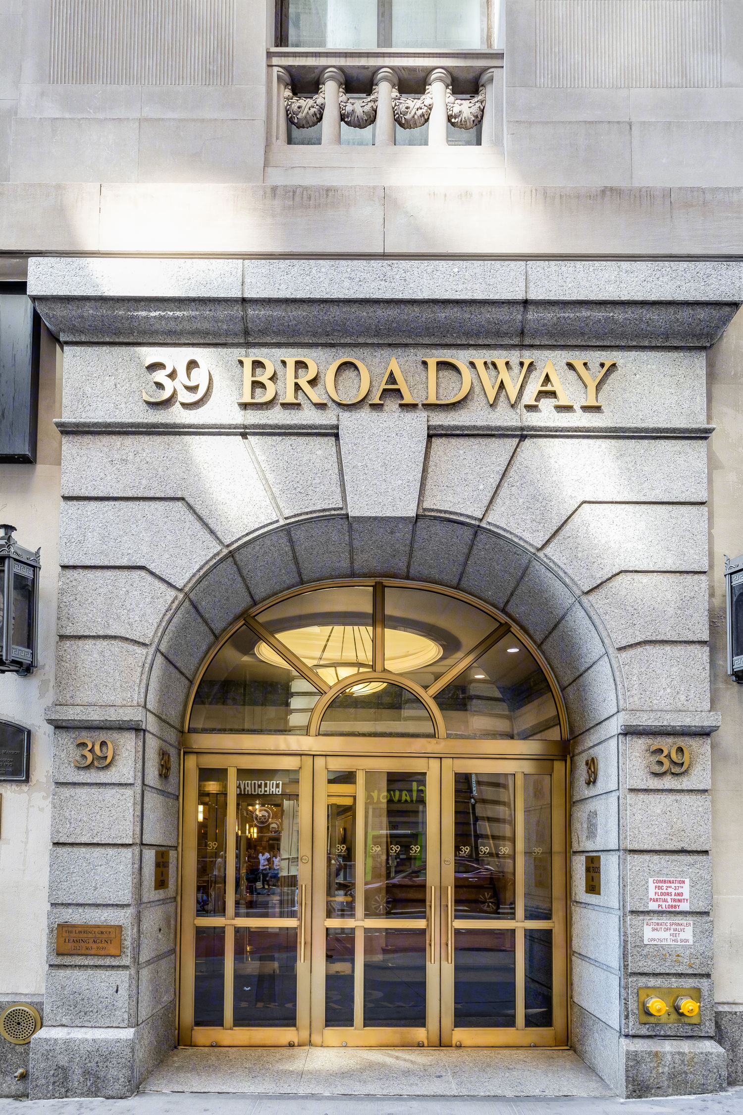 39 broadway facade