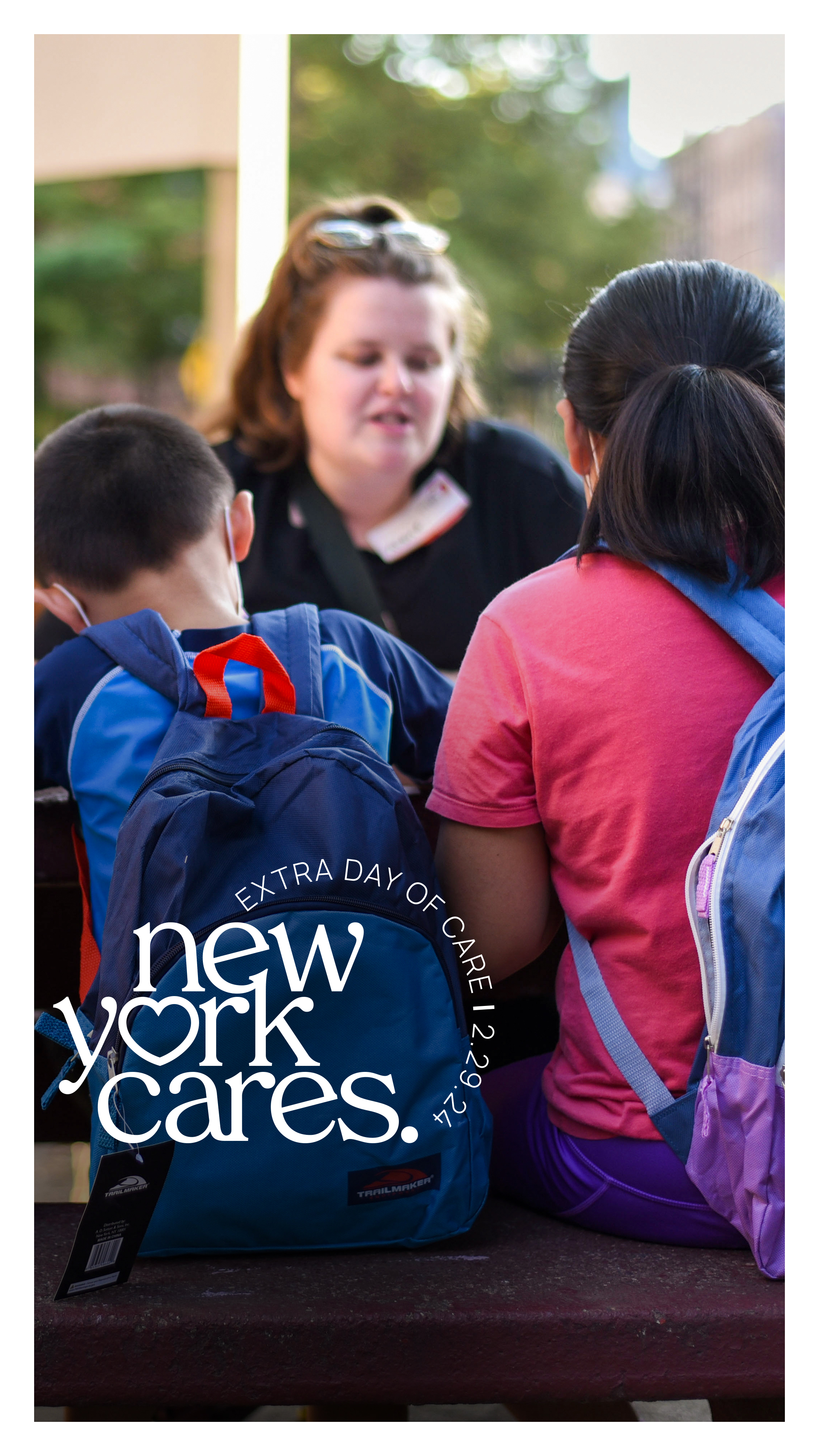 Extra Day of Care graphic with students - vertical