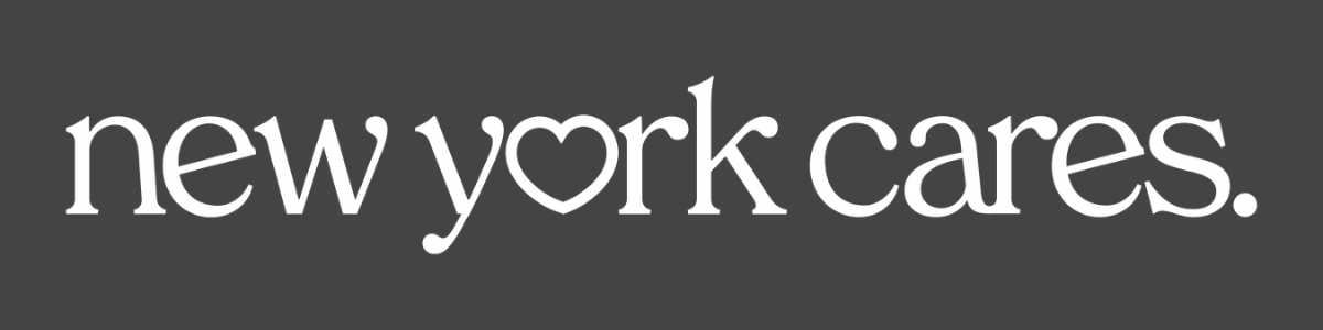 New York Cares_Secondary Logo-single-color-white-gray