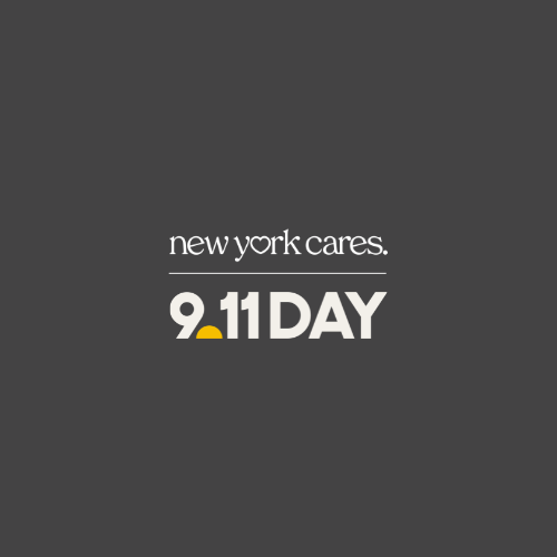 9-11 Day and New York Cares logos