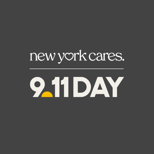 9-11 Day and New York Cares logos